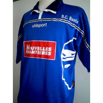 Maillot S.C.BASTIA 2001-02 Occasion taille M/L (M.courtes) B.E