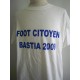 Tee shirt FOOT CITOYEN BASTIA 2009 Taille L