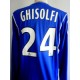 Maillot Florent GHISOLFI N°24 LFP porté SC BASTIA 2007-08