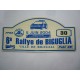 Ancienne Plaque 6ème RALLYE DE BIGUGLIA 2004 N°30