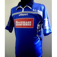 Maillot S.C.BASTIA 2001-02 Occasion taille S signé BENSAADA 29