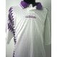 Maillot ancien ADIDAS Taille XL Blanc et bandes violettes