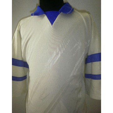 Maillot Ancien ROMBO Taille M Occasion Blanc/Bleu