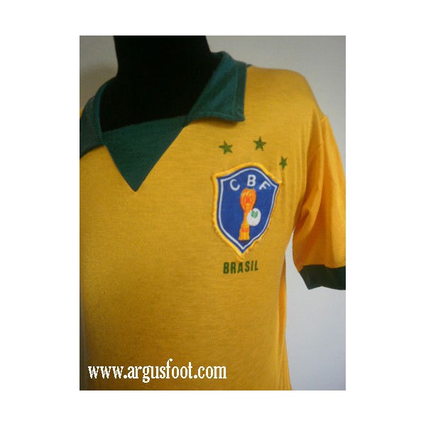 Homme CBD Pele 1970 Coupe du monde de football brésil Away T-shirt