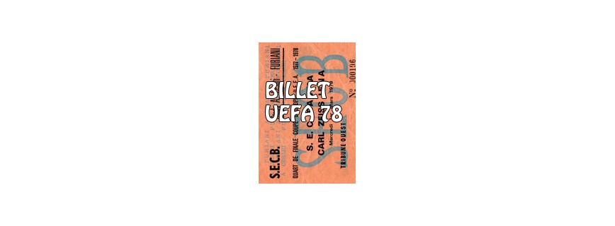 Billet UEFA 78